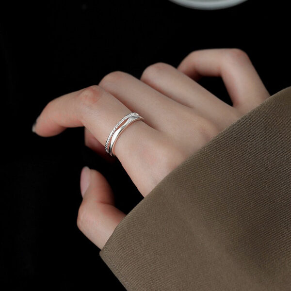 Trending Double-Layer Open Ring for Women - Image 2